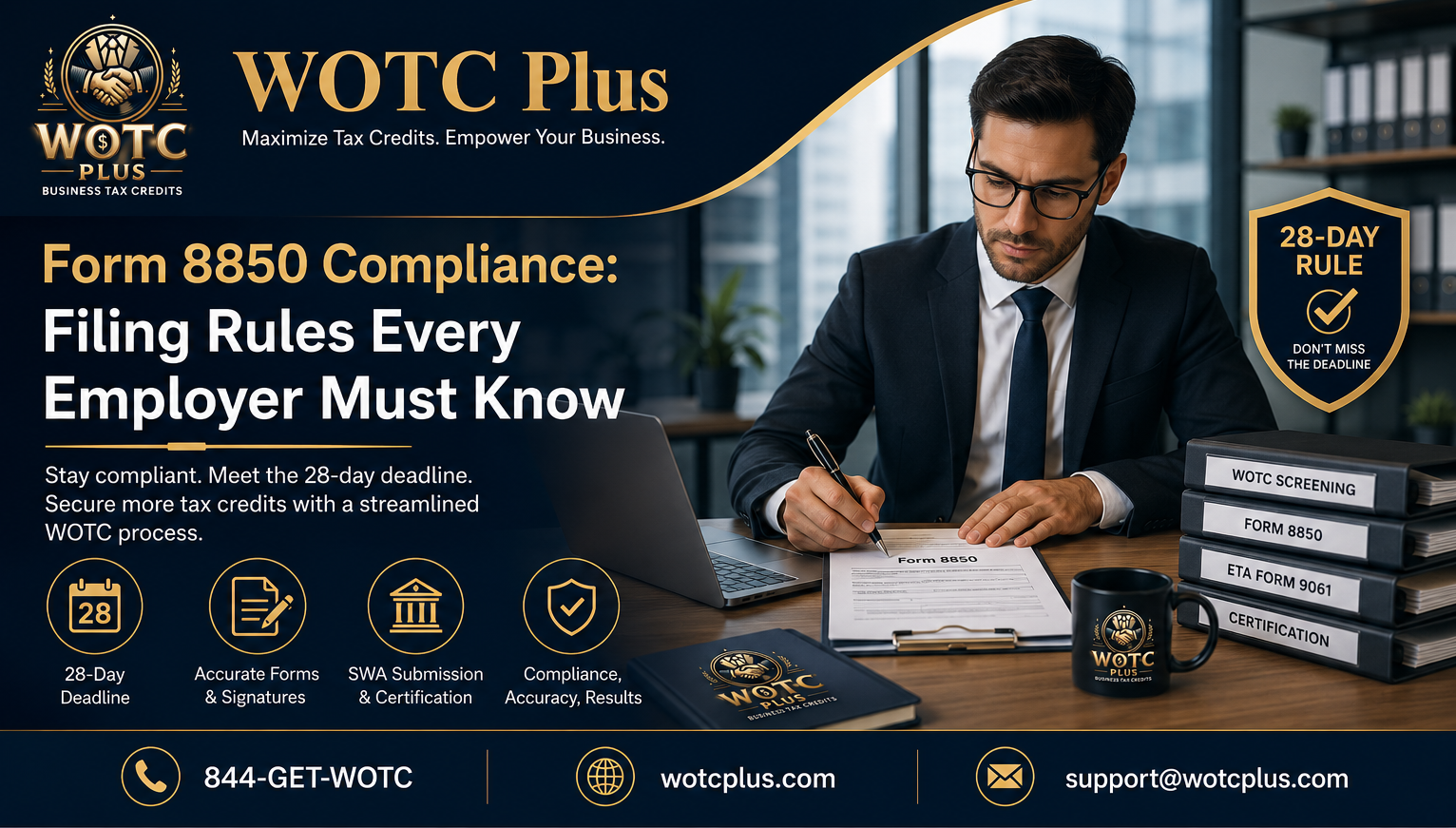 HR and payroll team managing Form 8850 compliance workflow with WOTC Plus.