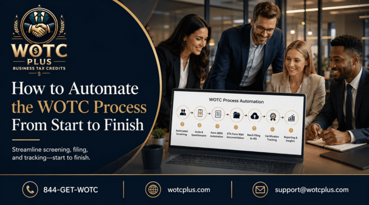 HR and payroll teams viewing an automated WOTC process dashboard with WOTC Plus