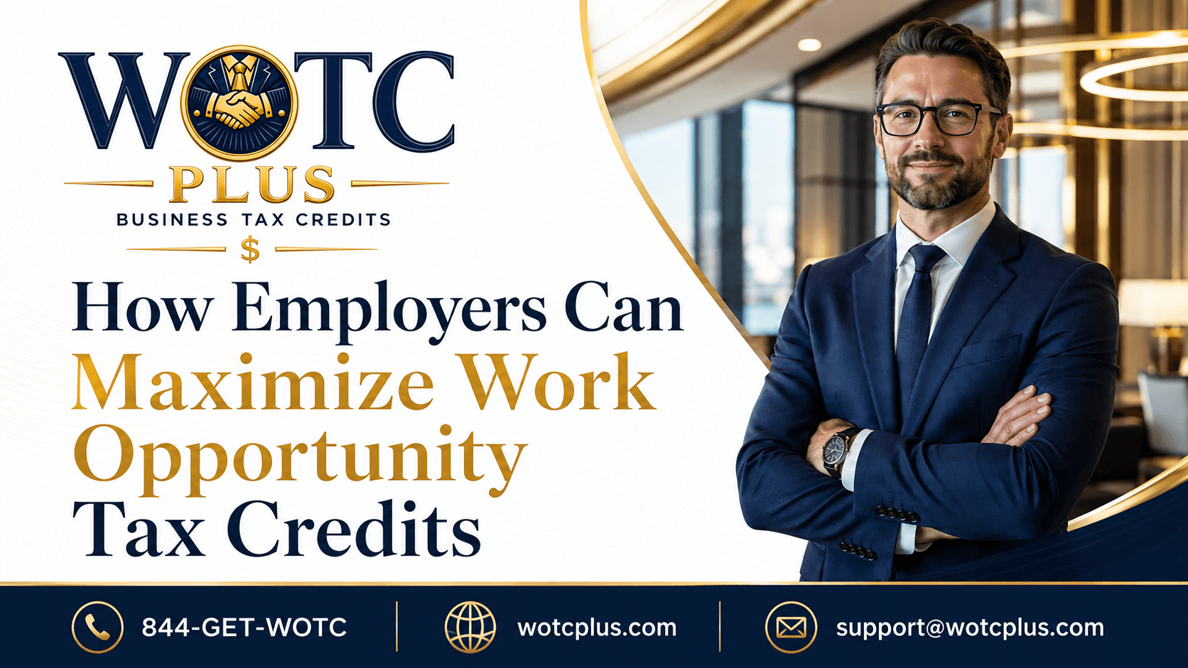 Text: HR, payroll, and finance leaders examining WOTC screening, certification tracking, payroll coordination, and hiring tax credit reporting with WOTC Plus