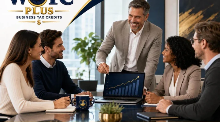 Small business team analyzing strategies for reducing health insurance costs and improving employee benefits