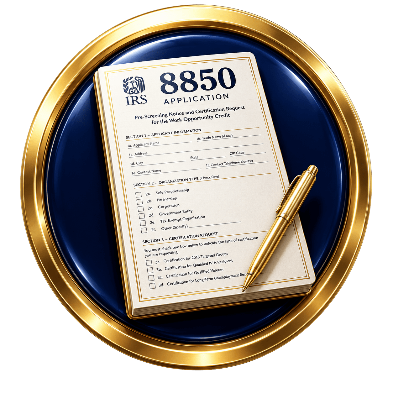Automated Form 8850 processing